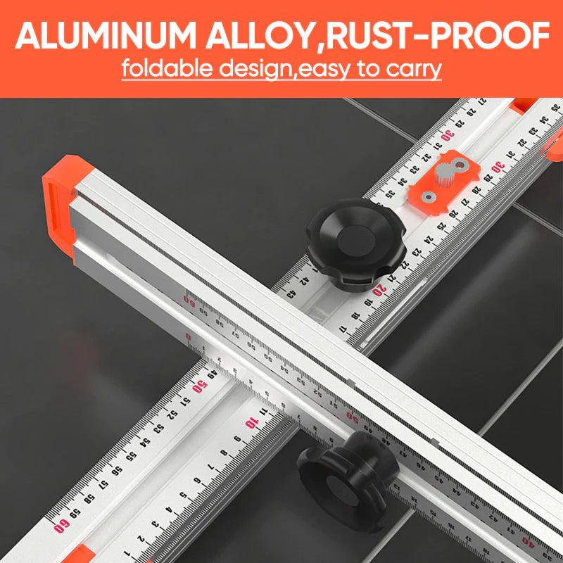 2-in-1 Drilling Positioning Ruler
