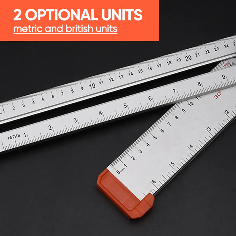 2-in-1 Drilling Positioning Ruler