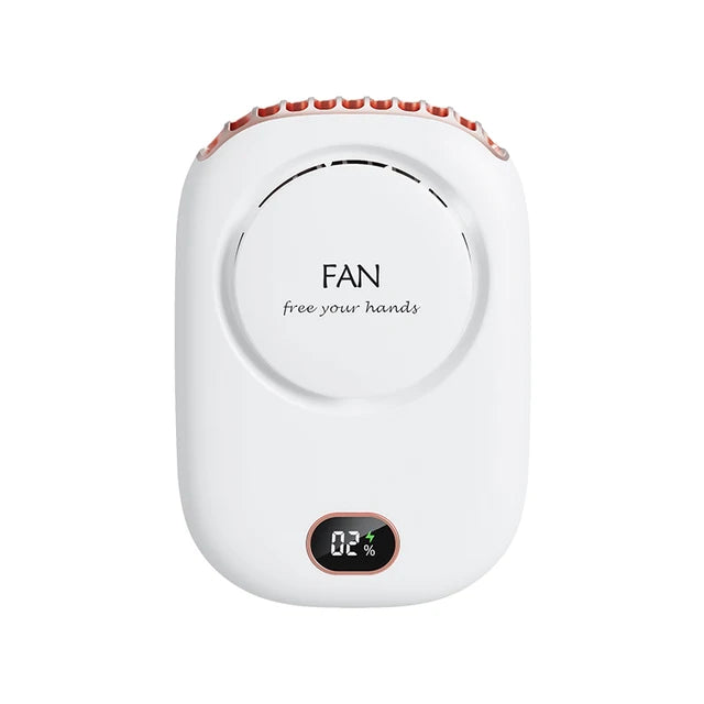 Wearable  Fan Touch Control,3-Speed USB, Battery, Leafless